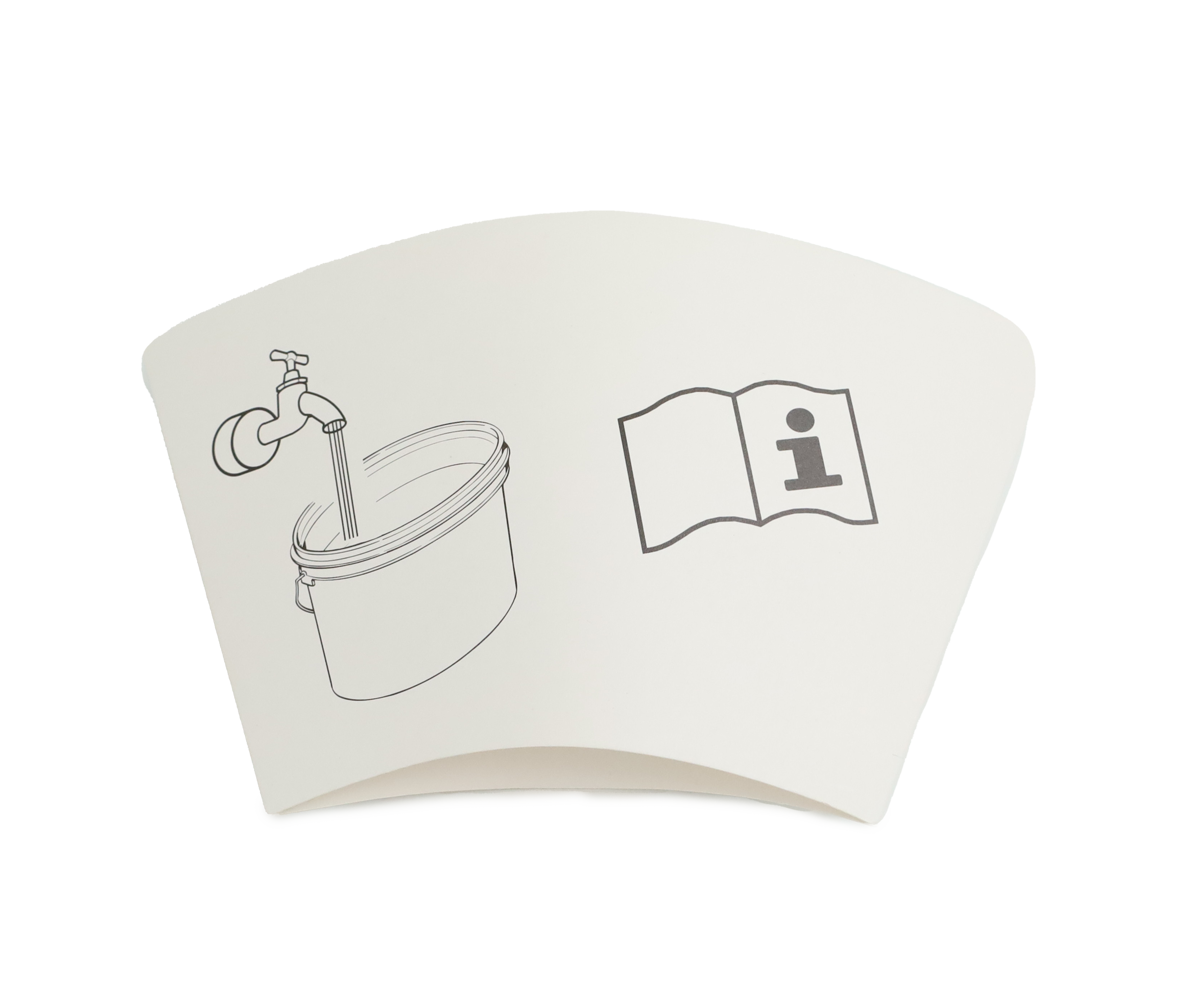 Vultrechter voor HVLP en XVLP bekers