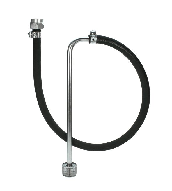 Flexibele aanzuig DN16, voor zuigerpompen, bijv. Zip & Cobra