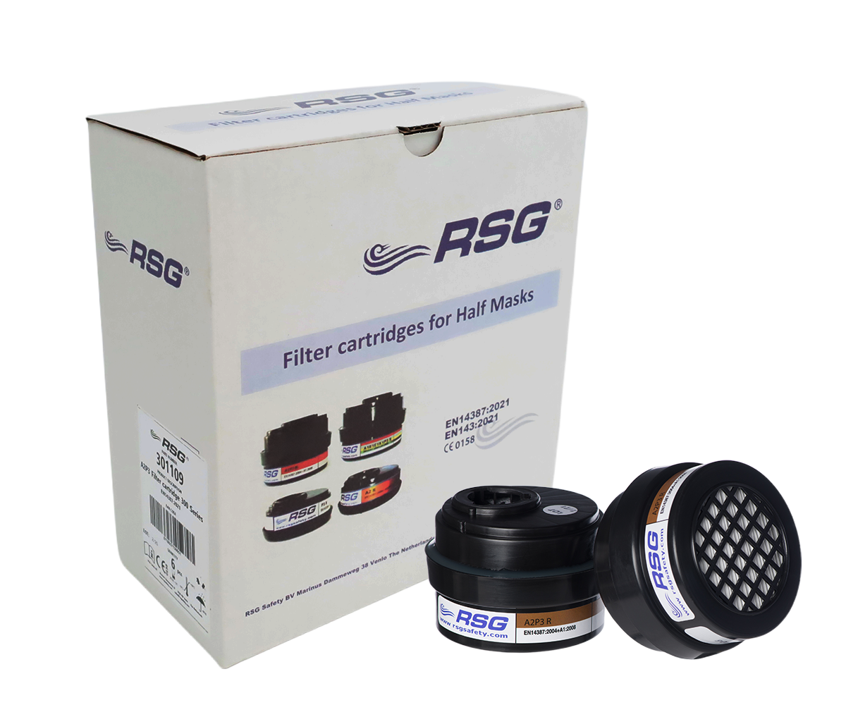 A2P3 Filter cartridge 300 Series per doos a 6 stuks A2P3 Filter cartridge 300 Series per doos a 6 stuks