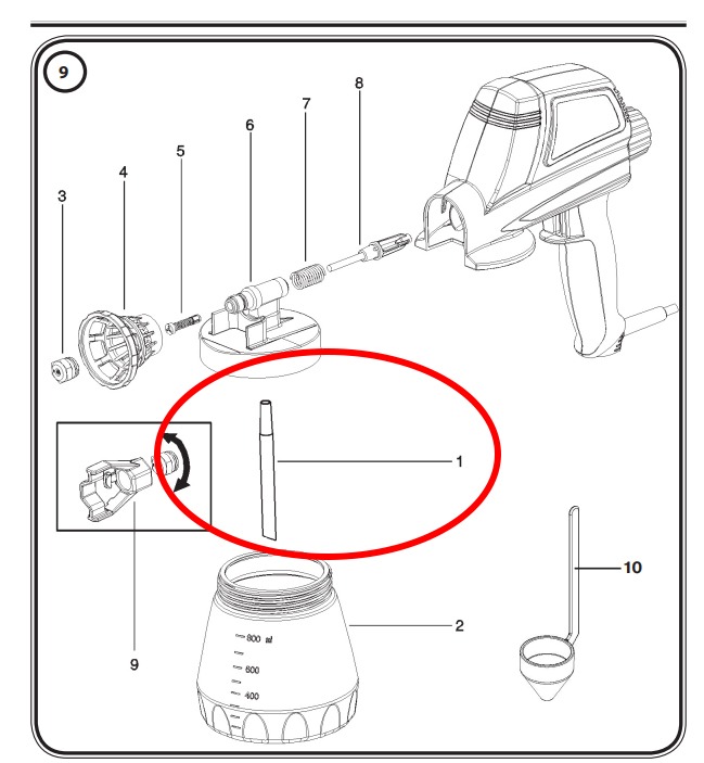 Aanzuigstuk Flexio W 180 P