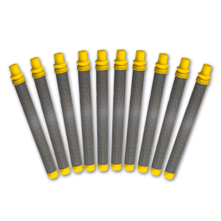 Set Pistoolfilters Geel, 100Mesh, 0,014mm, 10st