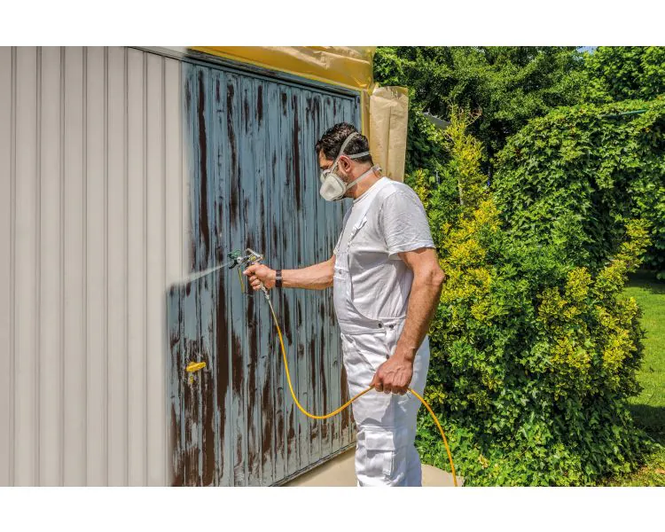 Des résultats de pulvérisation parfaits, obtenus en toute simplicité ! 💪 Avec le PowerPainter 90 Extra Skid, la précision est une évidence. Le marquage vert sur le manomètre HEA est votre