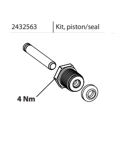 Kit, piston/dichting Control 150M
