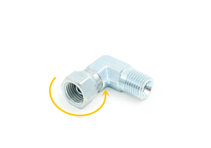 Fitting-90° SWIVEL SprayPack, verpakt
