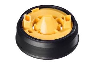 Wartelmoer met mondstuk en ring cpl.