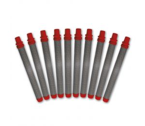 Set Pistoolfilters Rood, 180Mesh, 0,084mm, 10st