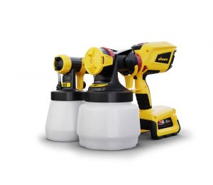 WAGNER Flexio W600 verfspuit set (inclusief Bosch 18V accu + lader)